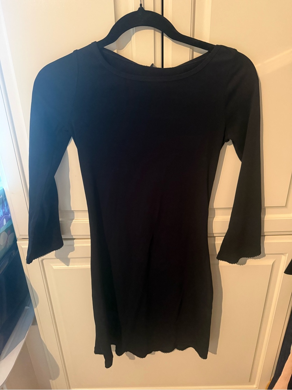 Coucou Intimates black cotton minidress. NWT. Trending on Instagram.
